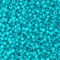 Delica 11/0 RD #2130 Duracoat Opaque Dyed Turquoise Blue 5.2g Vial