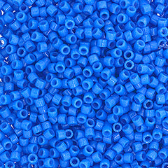Delica 11/0 RD #2134 Duracoat Opaque Dyed Blue Cerulean 5.2g Vial