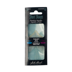 Beading Needles Gold Eye 20pcs Size 10