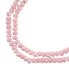 Crystal Lane Rondelle 2 Strand 7in (apx246pcs) 1.5x2.5mm Opaque Light Purple