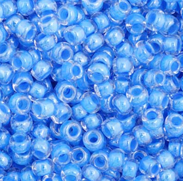 11/0 Preciosa Seed Beads C/L Blue #34992