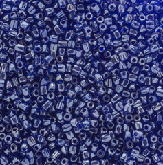 3-Cut 9/0 Czech Seed Beads Opaque Blue Luster, 22g Bag or Strung