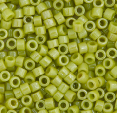 Delica 11/0 RD #0262 Chartreuse Opaque Glazed Luster 5.2g Vial