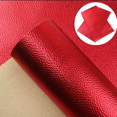 8*12 Inch Vinyl Backing Material - Metallic Red Vinyl