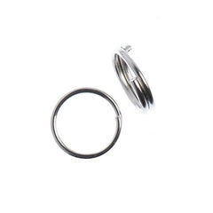 Findings - Split Ring 6mm Silver 142pcs