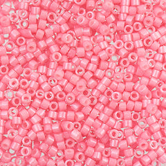 Delica 11/0 RD #1371 Pink Carnation Opaque Dyed 5.2g Vial