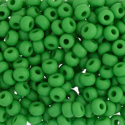6/0 Preciosa  Seed Beads Opaque Light Green Seed beads, 22g Vial