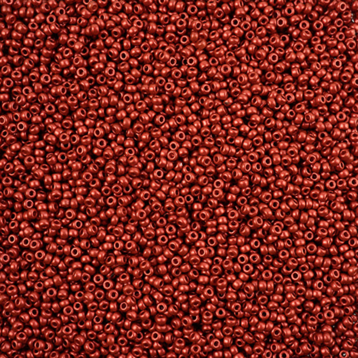 11/0 Miyuki Seed Beads Opaque Lava Red #4591