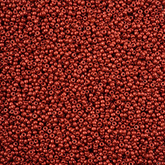 11/0 Miyuki Seed Beads Opaque Lava Red #4591