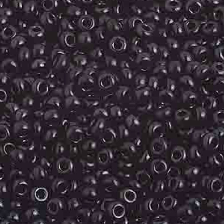 10/0 Preciosa Seed Beads Opaque Black