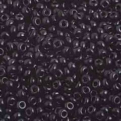 10/0 Preciosa Seed Beads Opaque Black
