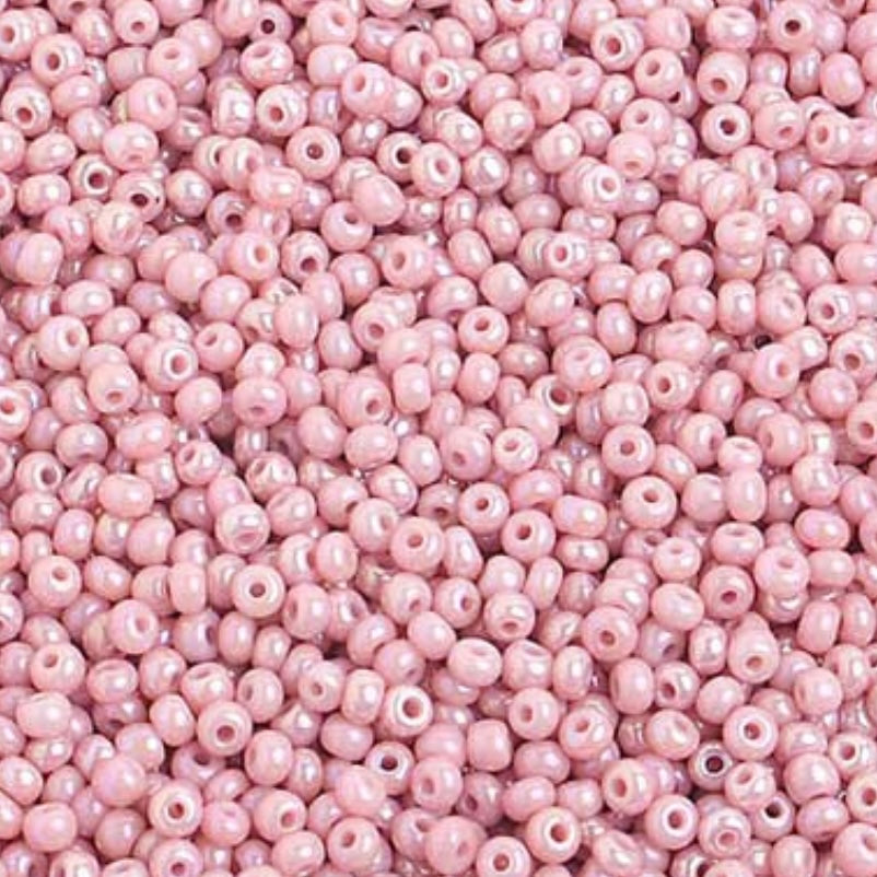 10/0 Preciosa Seed Beads Opaque Rose Sfinx