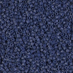 Delica 11/0 RD #2143 Navy Blue OP Dyed Duracoat 5.2g Vial