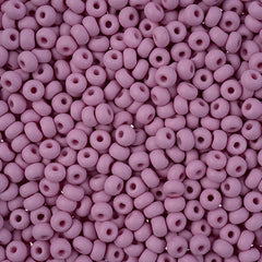 8/0 Preciosa Permalux Seed Beads Dyed Chalk Violet Matte, 23g Vial