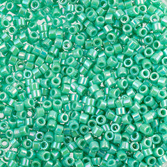 Delica 11/0 RD #0166 Turquoise Opaque AB 5.2g Vial