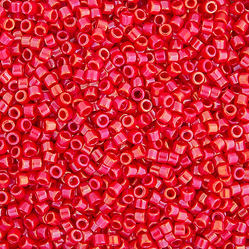 Delica 11/0 RD #0214 Red AB 5.2g Vial