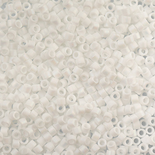 Delica 11/0 RD #0351 White Matte 5.2g Vial