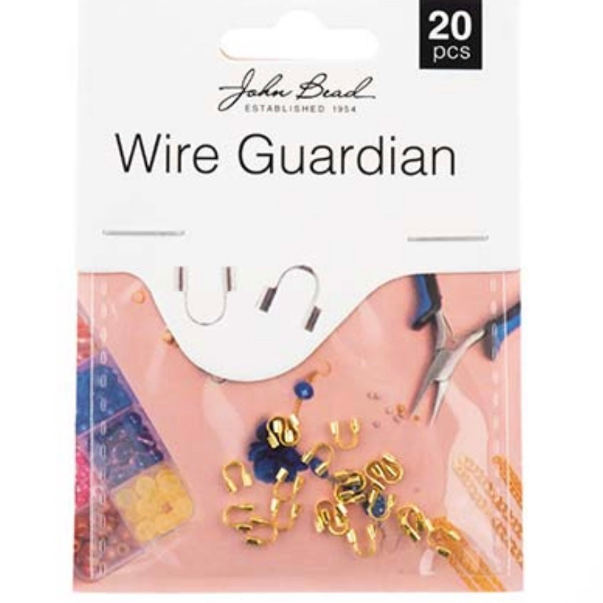 Wire Guardian 4*4mm 20pcs, John Bead, See Drop Down For Other Colours