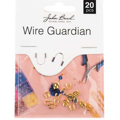 Wire Guardian 4*4mm 20pcs, John Bead, See Drop Down For Other Colours