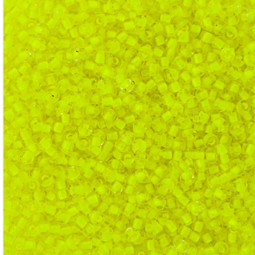 10/0 Preciosa Seed Beads Crystal C/L Neon Yellow