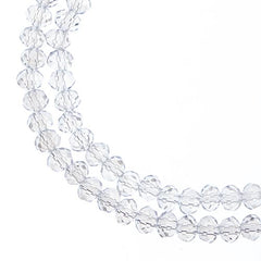 3x4mm Transparent Crystal AB - Crystal Lane