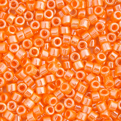 Delica 11/0 RD #1563 Orange Mandarin Opaque Luster 5.2g Vial