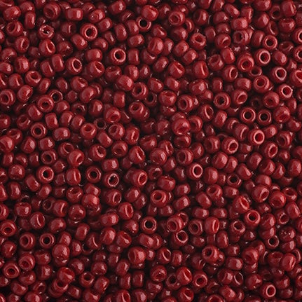 11/0 Miyuki Seed Beads Light Maroon Opaque Duracoat #4469
