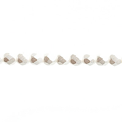 Czech Fire Polished Beads Strung 4mm Pearl Pastels Pearl White 45pcs