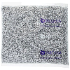 11/0 Preciosa Seed Beads – Opaque Metallic Silver (250g Wholesale Bag)