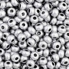 11/0 Preciosa Seed Beads Metallic Silver