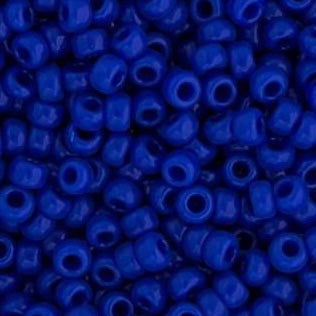 8/0 Miyuki Seed Beads Cobalt Blue Opaque, 22g Vial