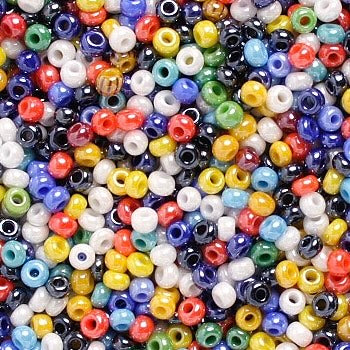 10/0 Preciosa Seed Beads Opaque Multi Luster