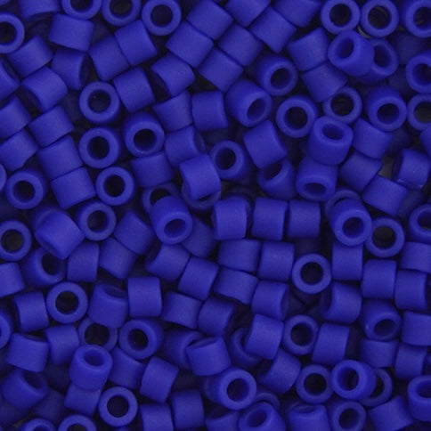 Delica 11/0 RD #0756 Cobalt Blue Matte 5.2g Vial