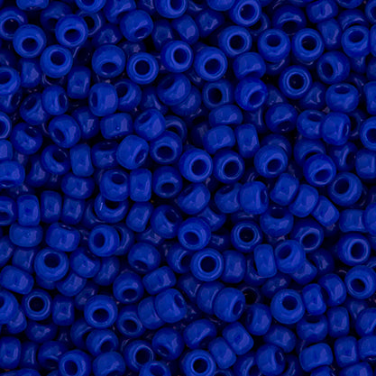 15/0 Miyuki Seed Beads Cobalt Blue Opaque #0414