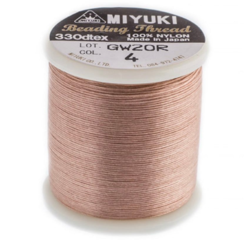 Miyuki Nylon Beading Thread – Size B (50m Spool)