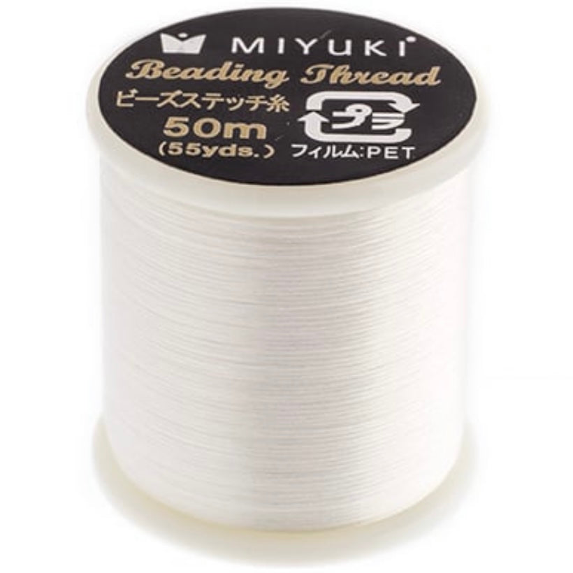 Miyuki Nylon Beading Thread – Size B (50m Spool)
