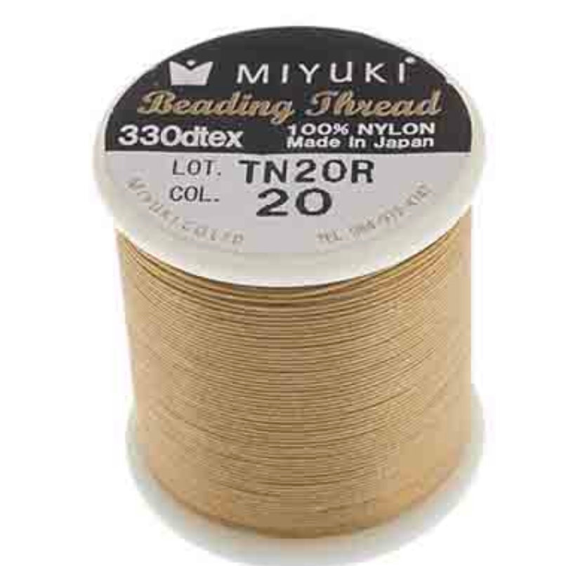 Miyuki Nylon Beading Thread – Size B (50m Spool)