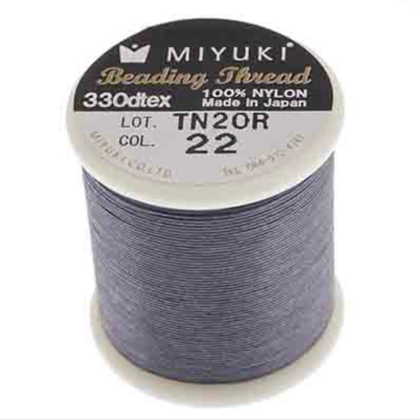 Miyuki Nylon Beading Thread – Size B (50m Spool)