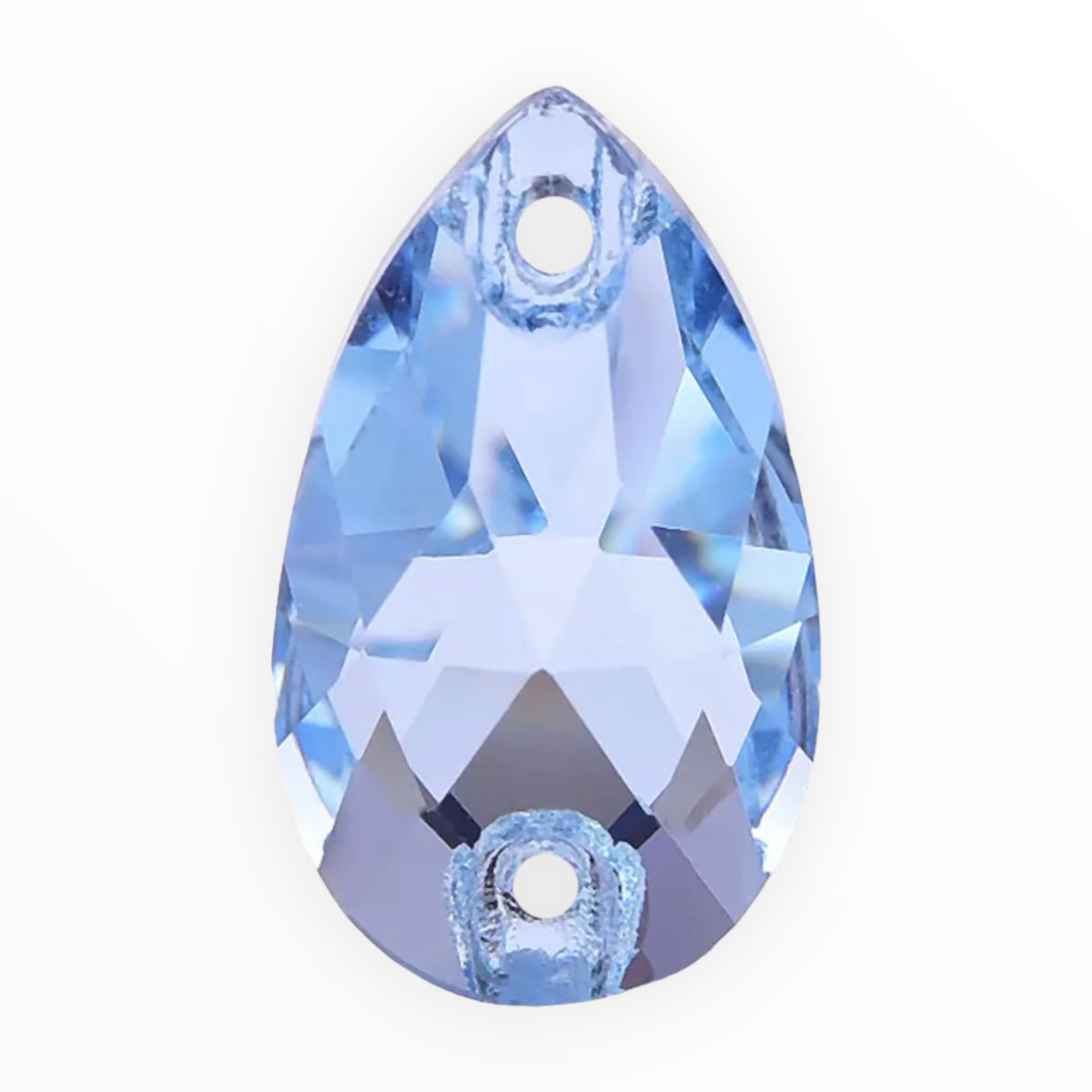 17×28mm Light Sapphire Teardrop AAAAA Glass Crystal – Sew-On Gems