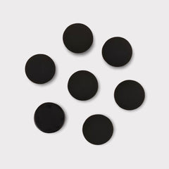 18mm Mixed Matte, Round Dome, Glue On Resin Gems, Sold in Pairs or Package, See Dropdown