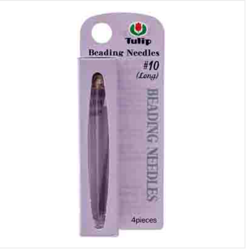 Tulip Beading Needles #10 4pcs. - .46x51mm (Long)